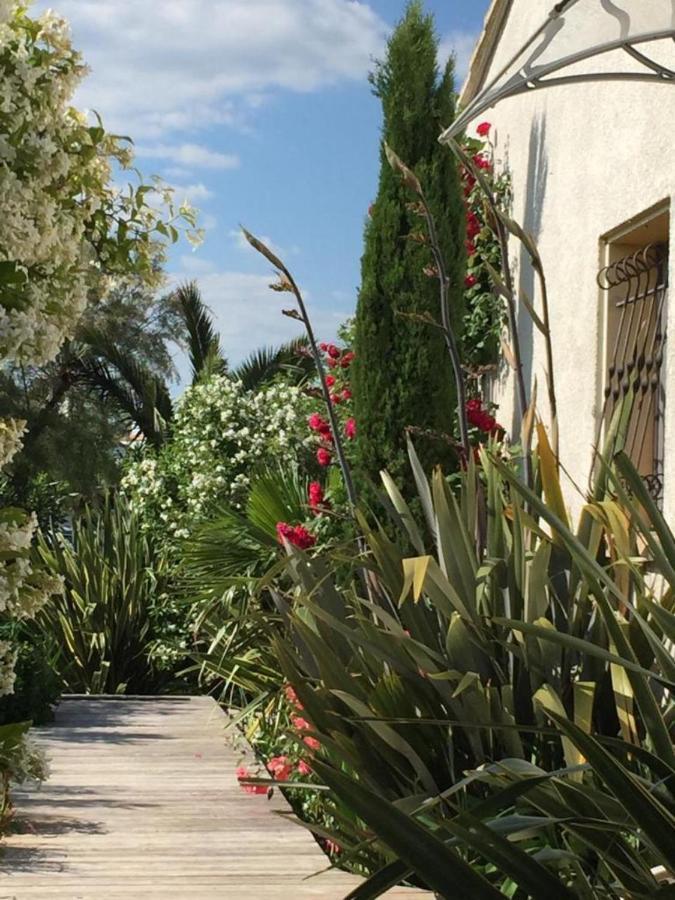 La Villa Vaihere En Camargue, L'Hibiscus Et Le Magnolia แซ็งต์-มารี-เดอ-ลา-แมร์ ภายนอก รูปภาพ